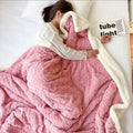 Gruba Zimowa Kołdra z Wełny Jagnięcej - WarmWool