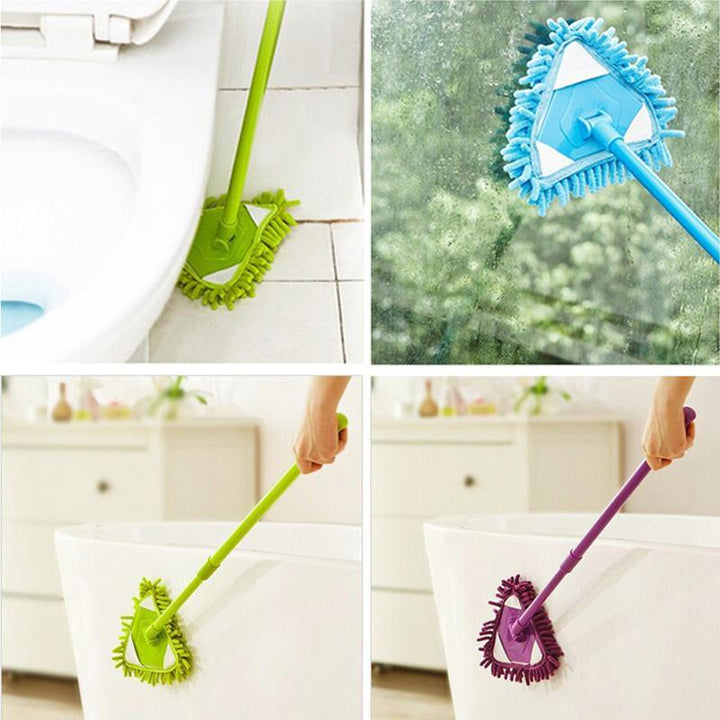 Obrotowy regulowany trójkątny mop
