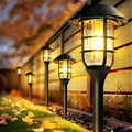 SolarGlow – Zestaw lamp ogrodowych solarnych (6 sztuk)