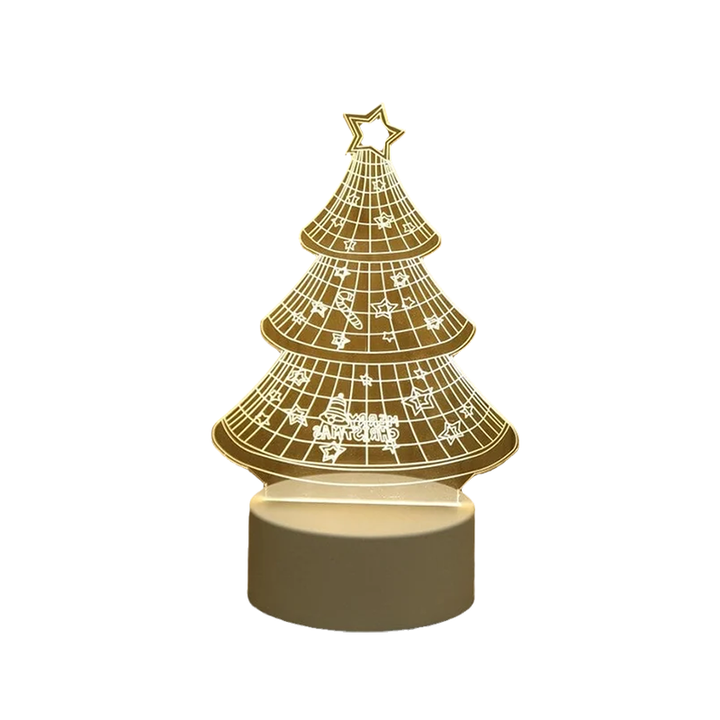 3D Nocna Lampa Usb