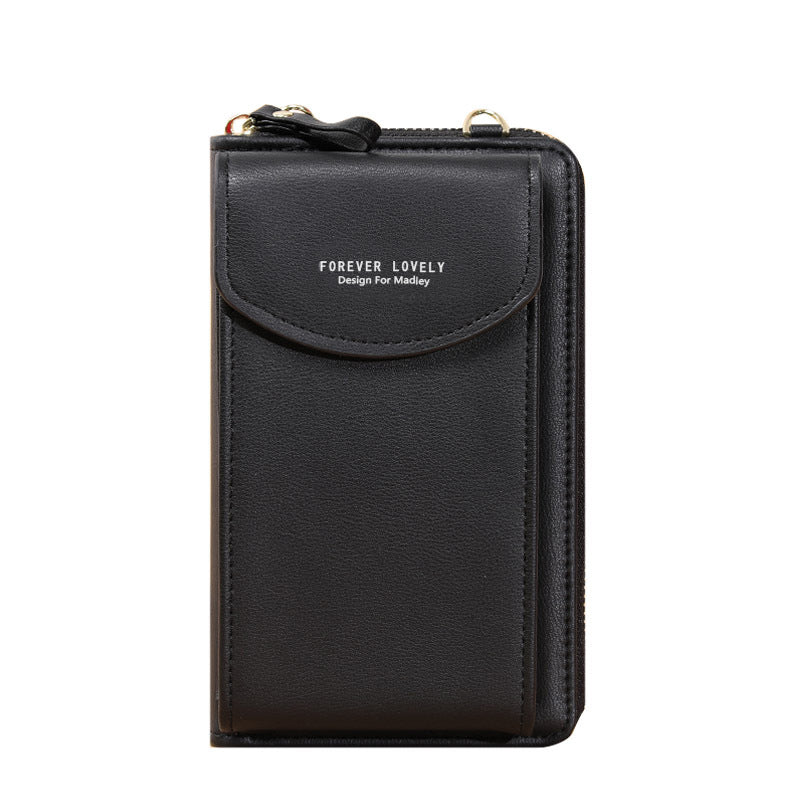 Etui na telefon/torebka na ramię klasy premium z zamkiem |