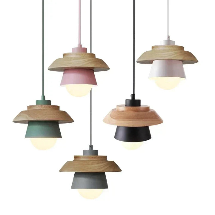 Lampy wiszące z nordyckiego drewna