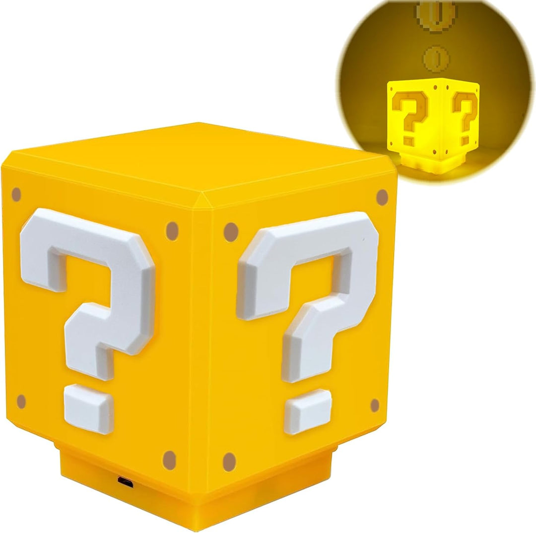Super Mario 3D LED Blok Pytania Nocna Lampa