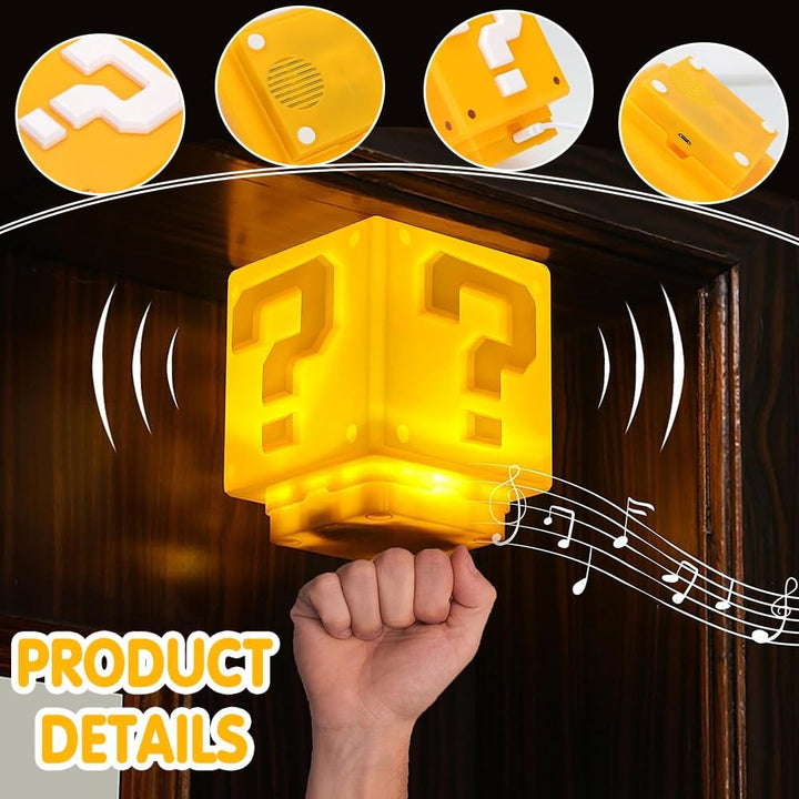 Super Mario 3D LED Blok Pytania Nocna Lampa