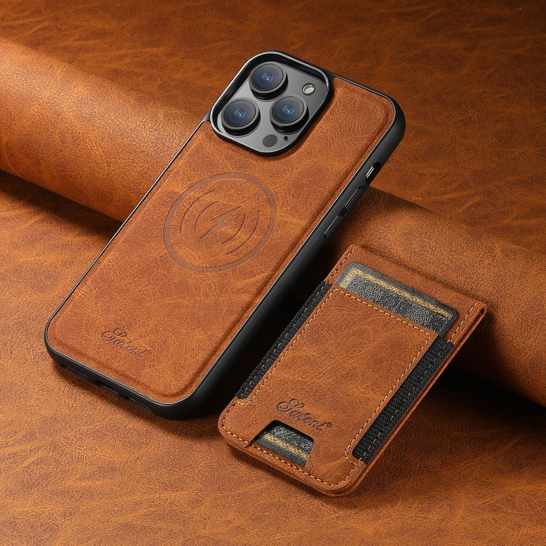 Etui LuxLeather - Eleganckie Etui Skórzane na Telefon z MagSafe