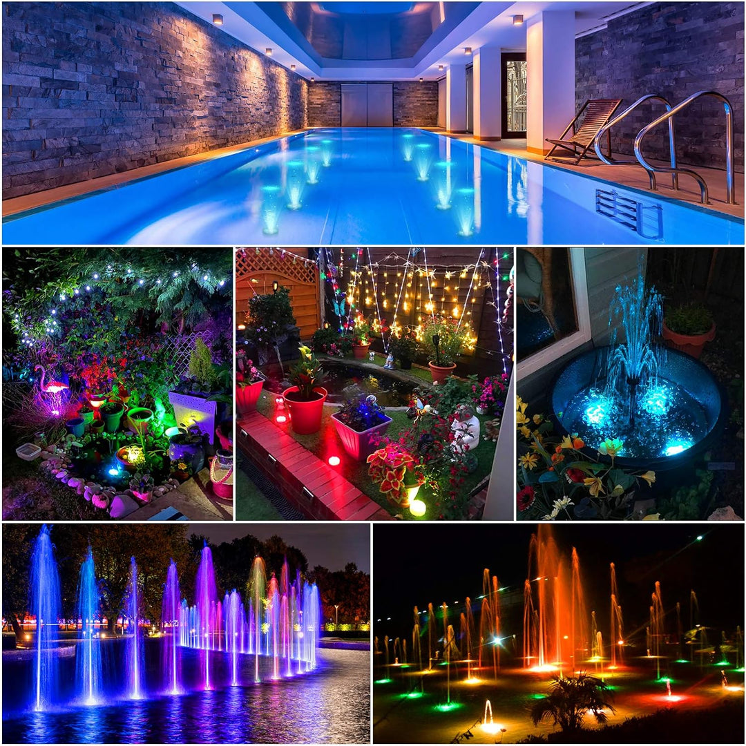 Podwodne oświetlenie basenowe z 10 diodami LED