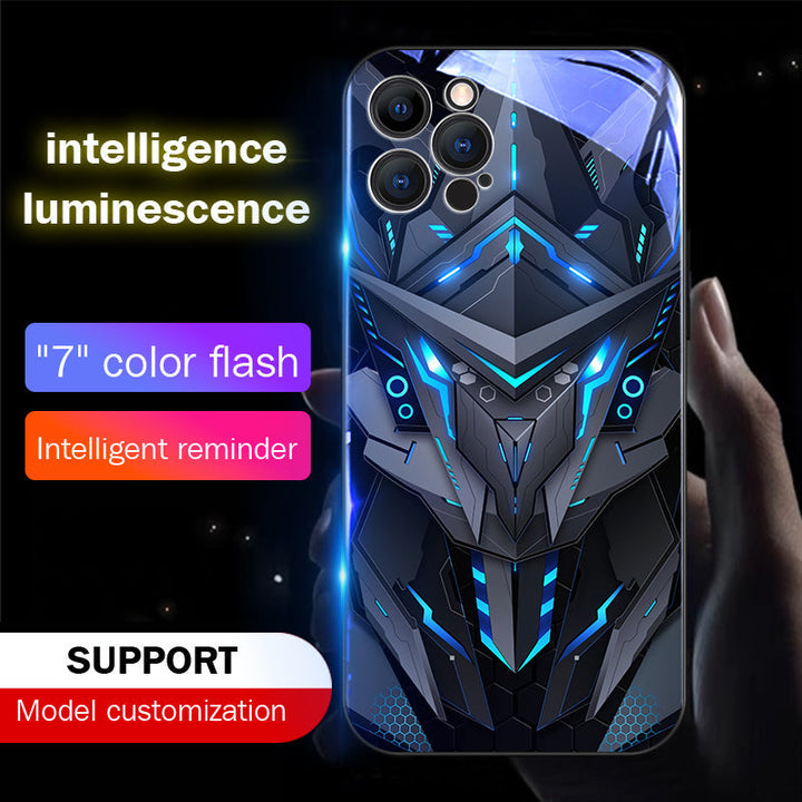 Fajny Mecha Apple Smart Flash Etui na Telefon