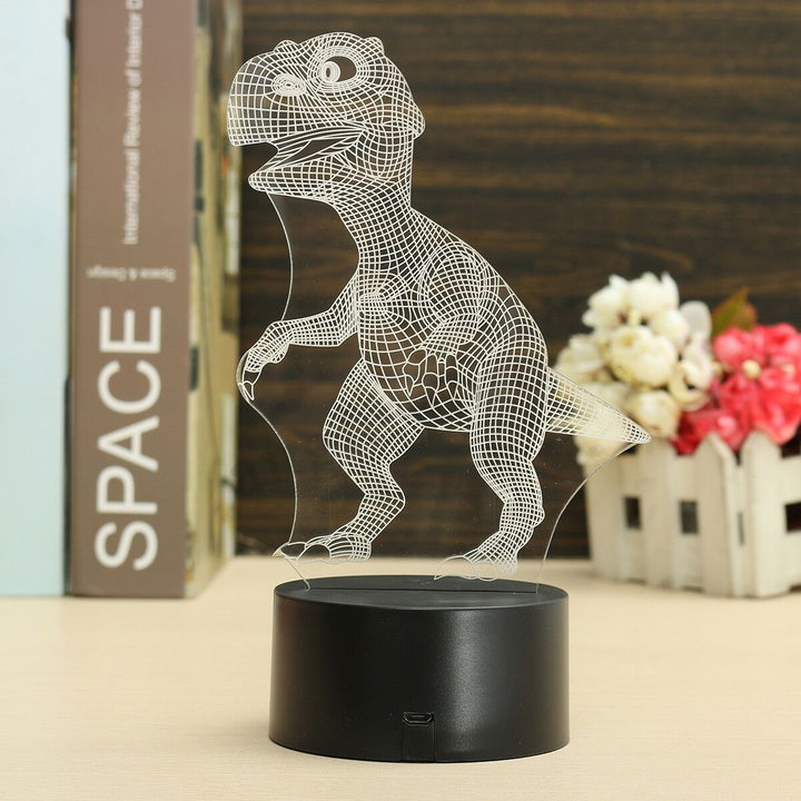 Lampka nocna Dinozaur - 3D Lampka Dinozaura - Lampka nocna T Rex