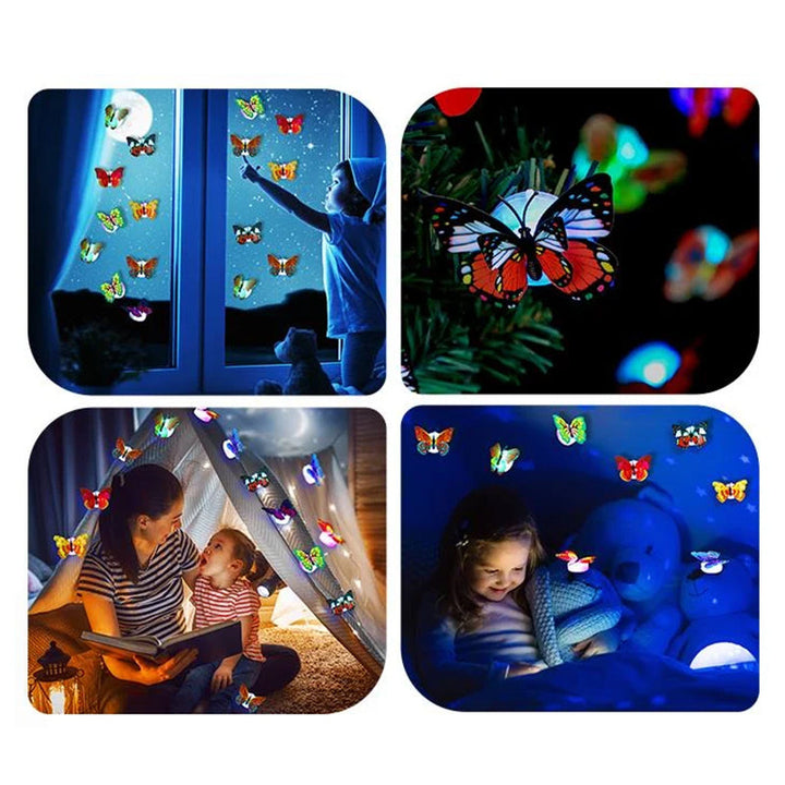 3D LED Dekoracja Motyla Nocna Lampa