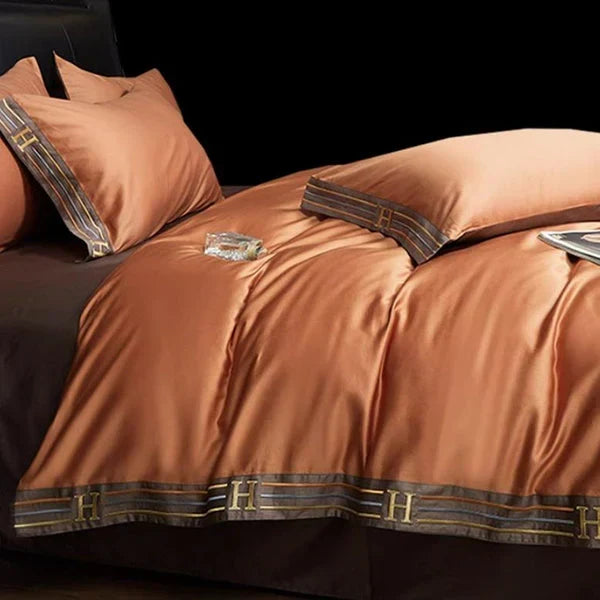 Luksusowy komplet pościeli satynowej 4-częściowy - OpulenceSleep