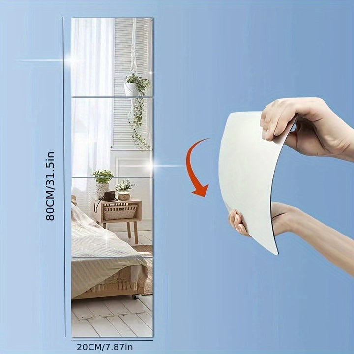 Zestaw Luster AcrylicSafe – Stylowe i Odporne na Stłuczenia Lustra