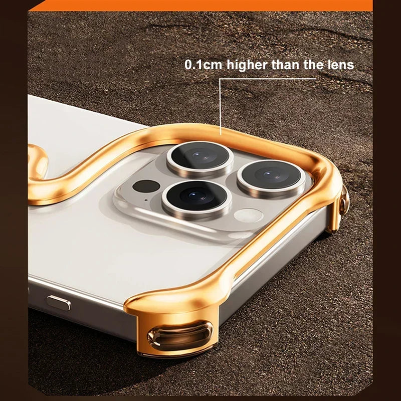Obudowa Bumper iPhone z Metalowym Brzegiem Bezramkowym