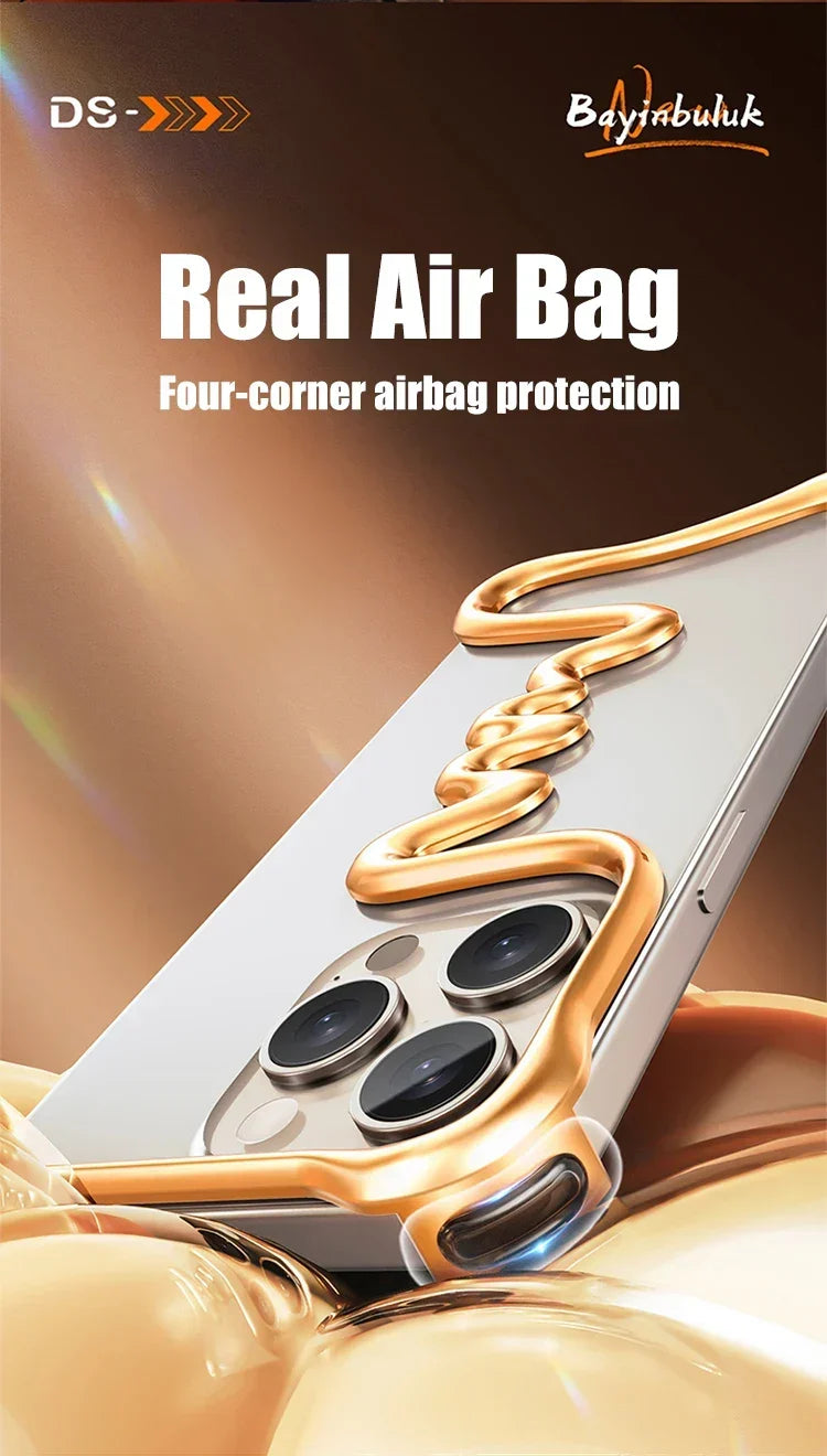 Metalowy Etui Bezramkowe na iPhone&
