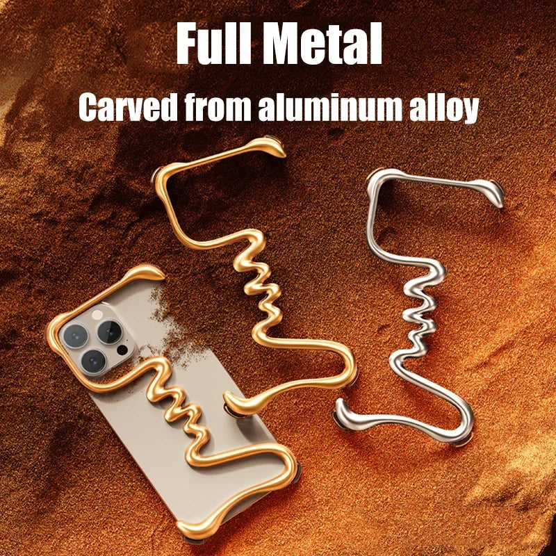 Obudowa Bumper iPhone z Metalowym Brzegiem Bezramkowym