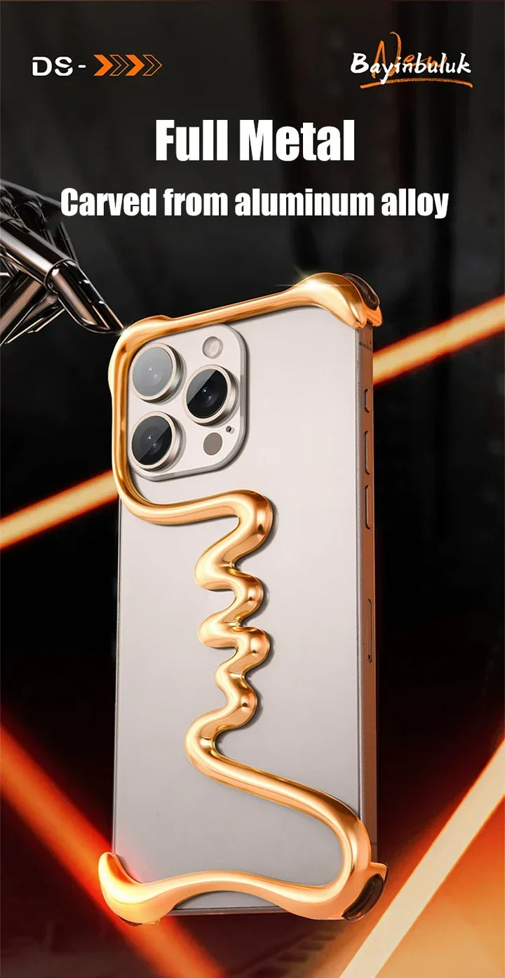 Metalowy Etui Bezramkowe na iPhone&