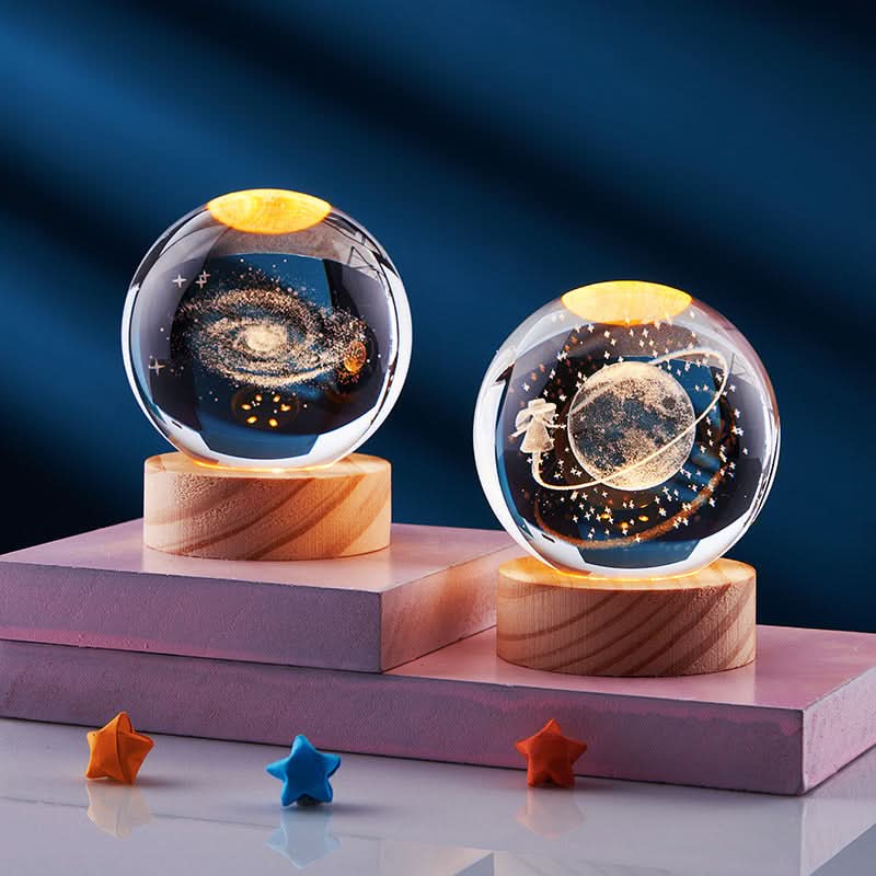Elegancka 3D LED Lampa Nocna z Efektem Iskrzącej Gwiazdy