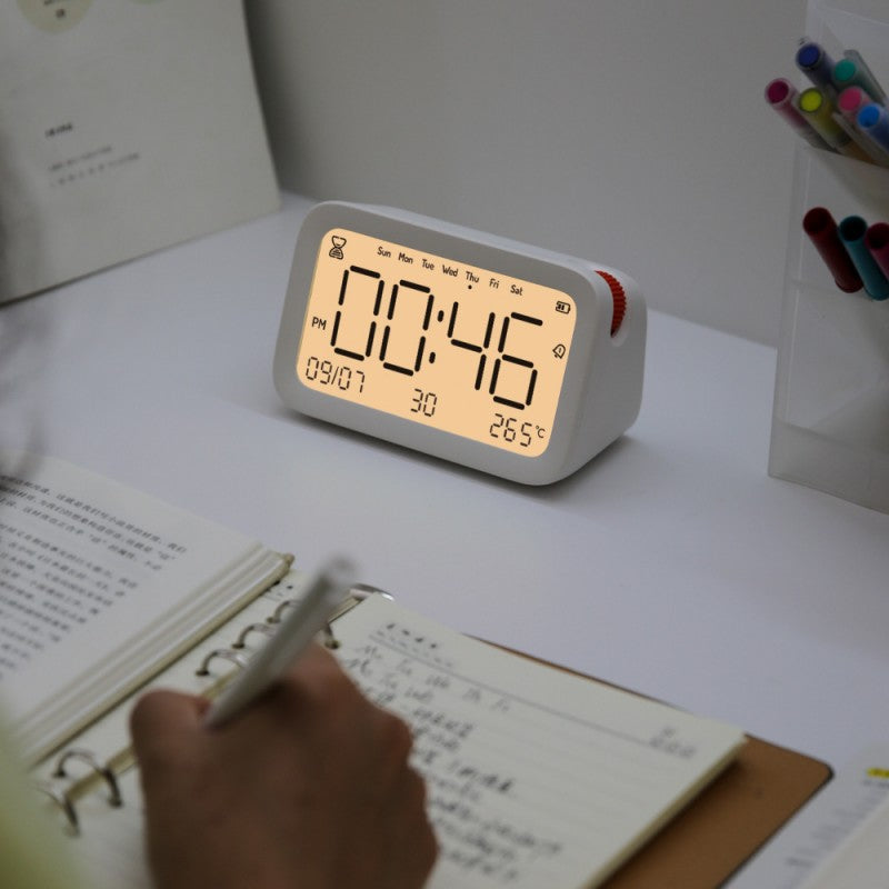 Minimalistyczny Modny Inteligentny Elektroniczny Zegar Alarmowy z Nocną Lampką