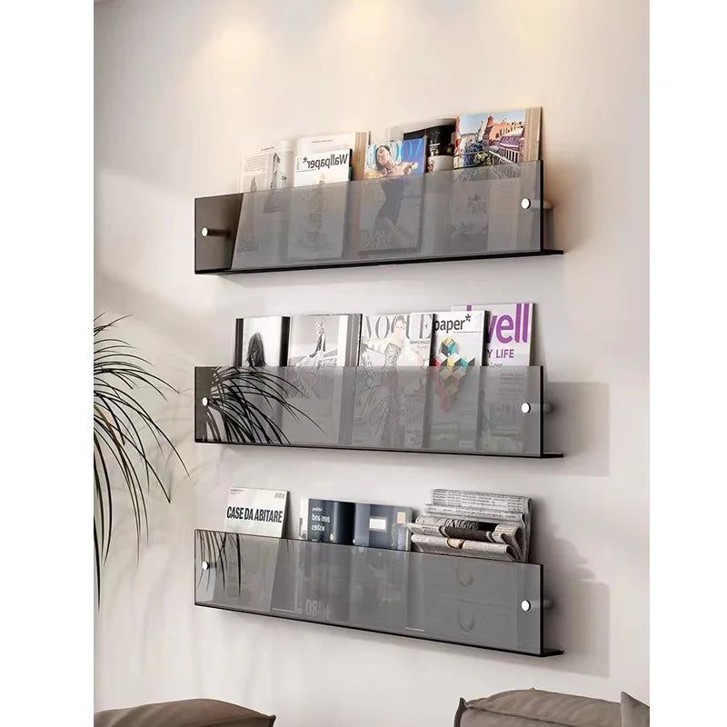 ClearLine – Stylowa Akrylowa Półka Ścienna na Magazyny