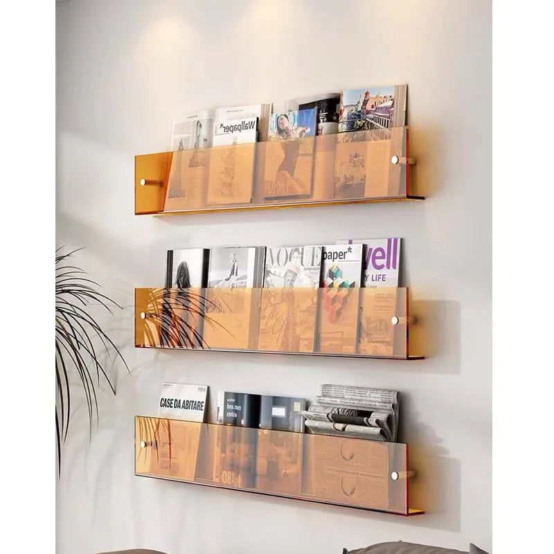 ClearLine – Stylowa Akrylowa Półka Ścienna na Magazyny