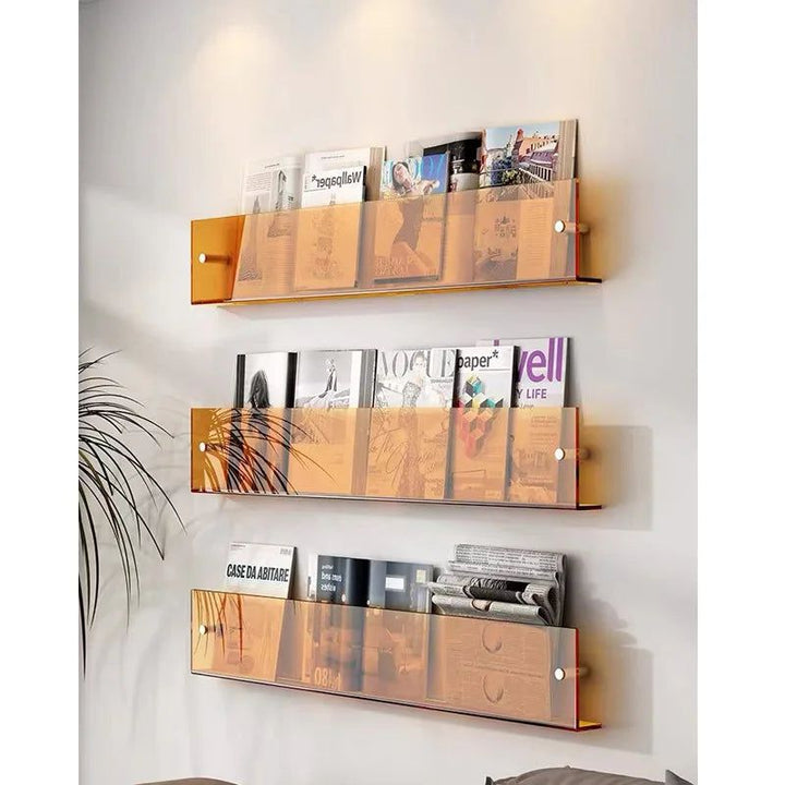 ClearLine – Stylowa Akrylowa Półka Ścienna na Magazyny