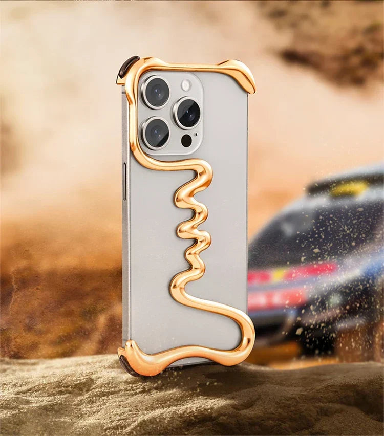 Metalowy Etui Bezramkowe na iPhone&