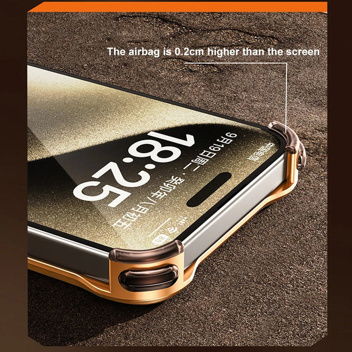 Metalowy Etui Bezramkowe na iPhone&