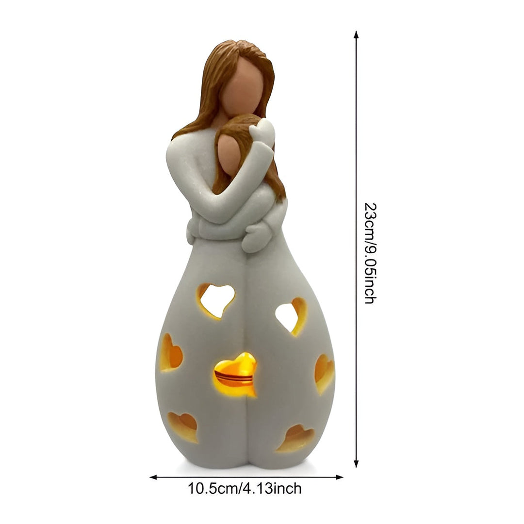 Świecznik z migoczącą świecą Matka-Córka - LoveGlow