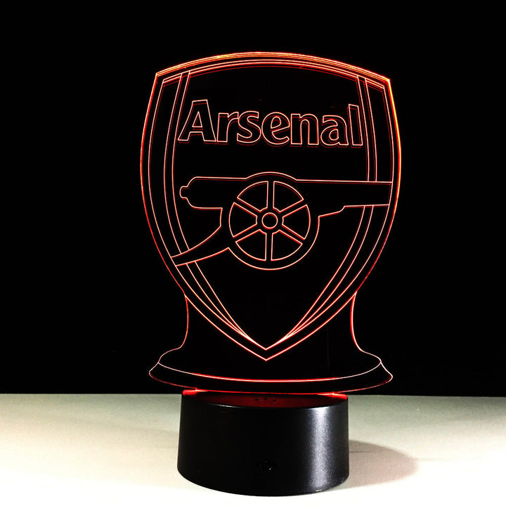 Lampa 3D Iluzja Optyczna Arsenal Piłka Nożna