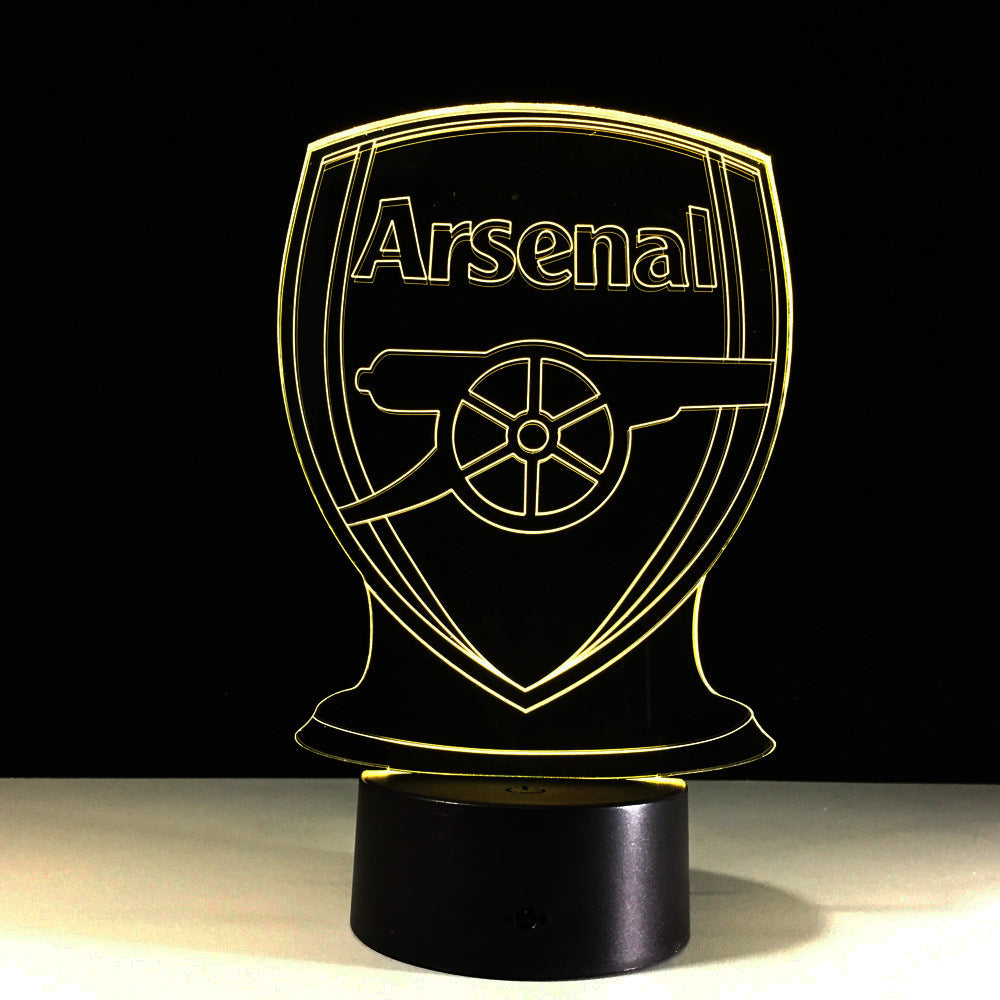 Lampa 3D Iluzja Optyczna Arsenal Piłka Nożna