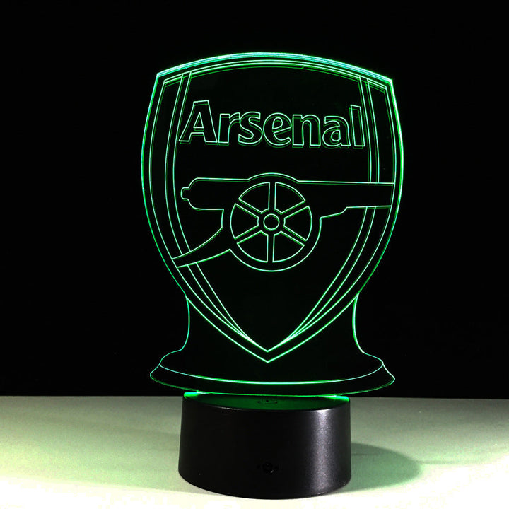 Lampa 3D Iluzja Optyczna Arsenal Piłka Nożna