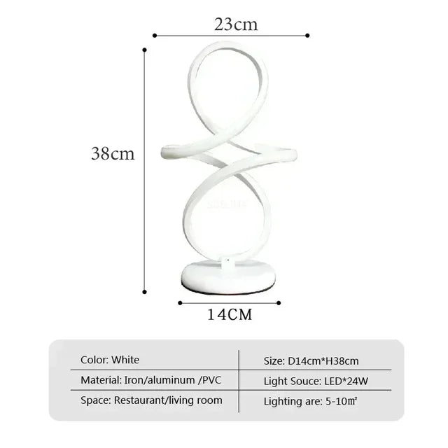 Lampa Stołowa Luxe Lines