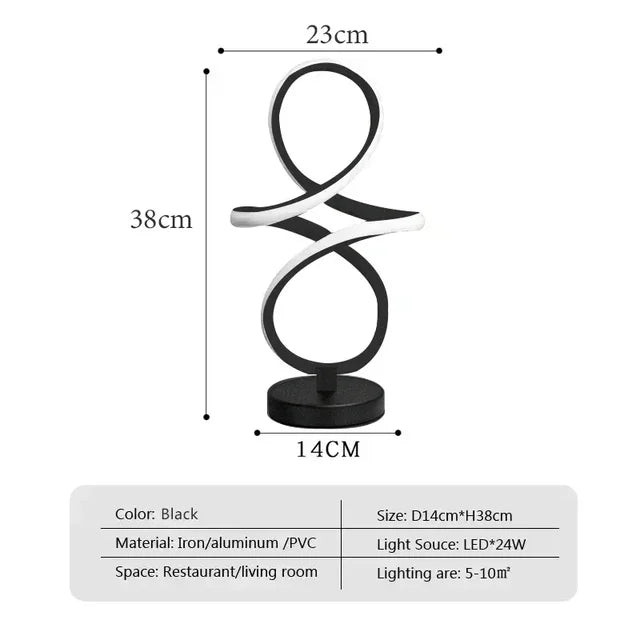 Lampa Stołowa Luxe Lines