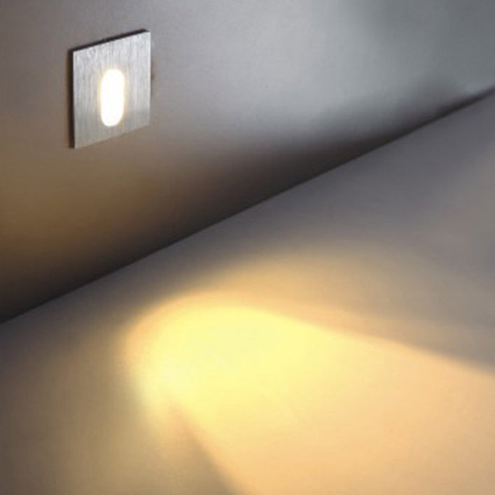 Nowoczesna lampa ścienna LED w stylu Art Deco, okrągła kwadratowa, aluminiowa, wodoodporna do korytarzy