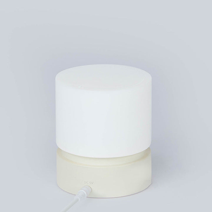 Współczesna Nordic Timer Ładowalna Lampa Stołowa LED z Cylindrem z ABS HIPS Silikonowa Nocna Lampa do Stojaka na Noc