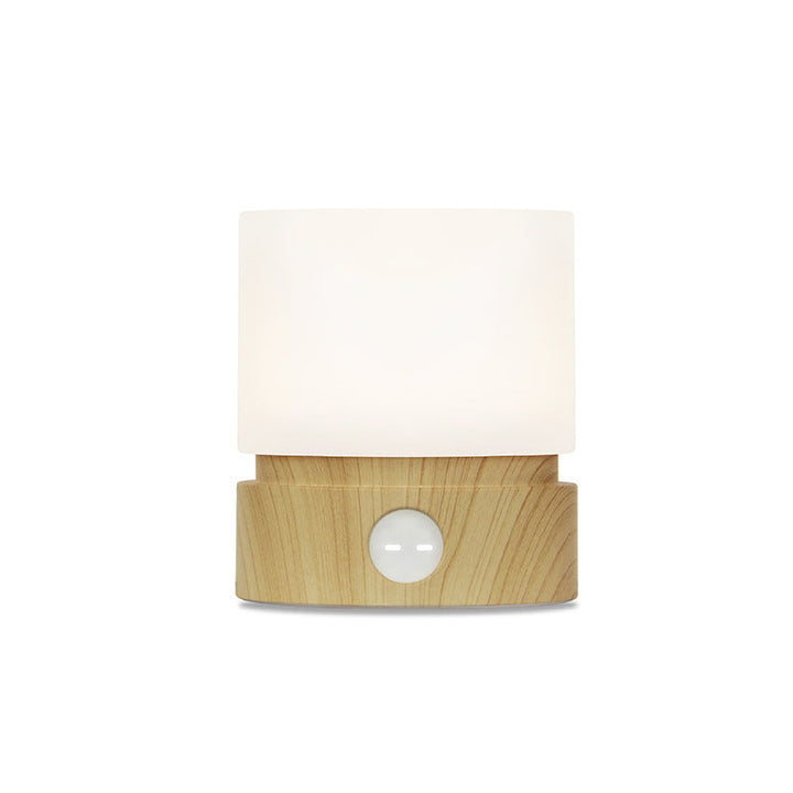 Współczesna Nordic Timer Ładowalna Lampa Stołowa LED z Cylindrem z ABS HIPS Silikonowa Nocna Lampa do Stojaka na Noc
