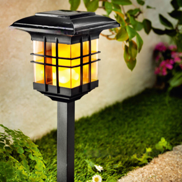 Nowoczesna Minimalistyczna Kolumna Plastikowa Lampa Podłogowa LED Solarna do Ogrodu |