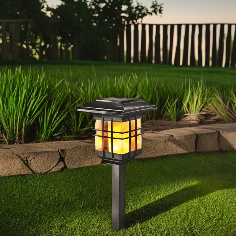 Nowoczesna Minimalistyczna Kolumna Plastikowa Lampa Podłogowa LED Solarna do Ogrodu |
