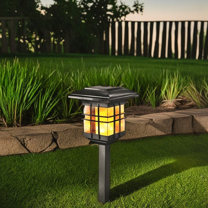 Nowoczesna Minimalistyczna Kolumna Plastikowa Lampa Podłogowa LED Solarna do Ogrodu |
