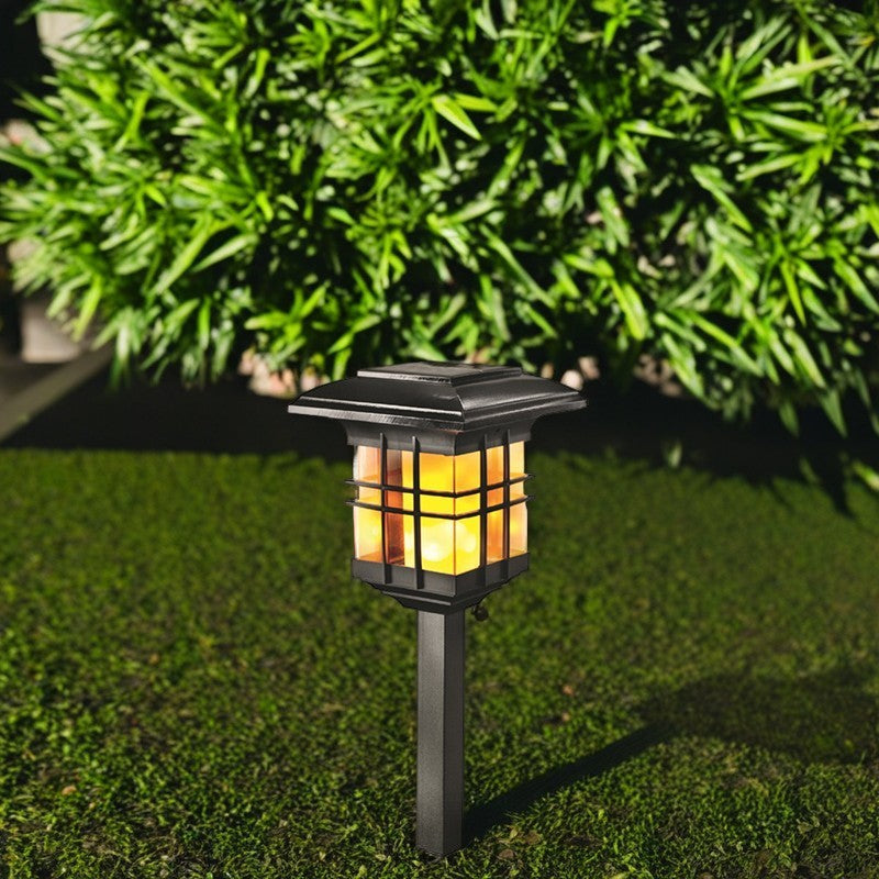 Nowoczesna Minimalistyczna Kolumna Plastikowa Lampa Podłogowa LED Solarna do Ogrodu |