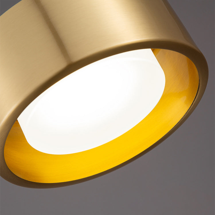 Minimalistyczna Okrągła Cylinderowa Lampa Wisząca LED do Sypialni