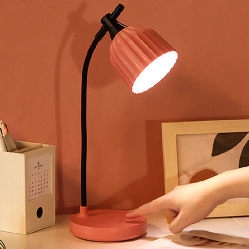 Nowoczesna Minimalistyczna Okrągła Złożona Lampa Stołowa LED ABS do Salonu