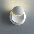Współczesna Nordic Żelazna Okrągła Lampa Ścienna LED Rotacyjna do Nocnej Szafki