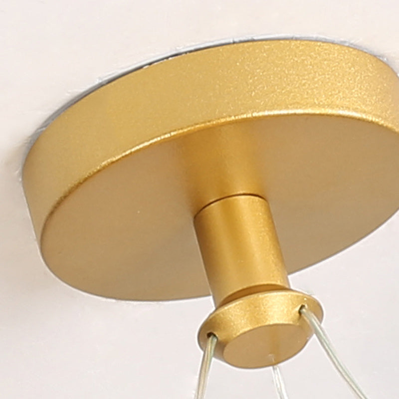 Współczesne nordyckie okrągłe metalowe oświetlenie sufitowe LED w stylu półzintegrowanym do korytarza