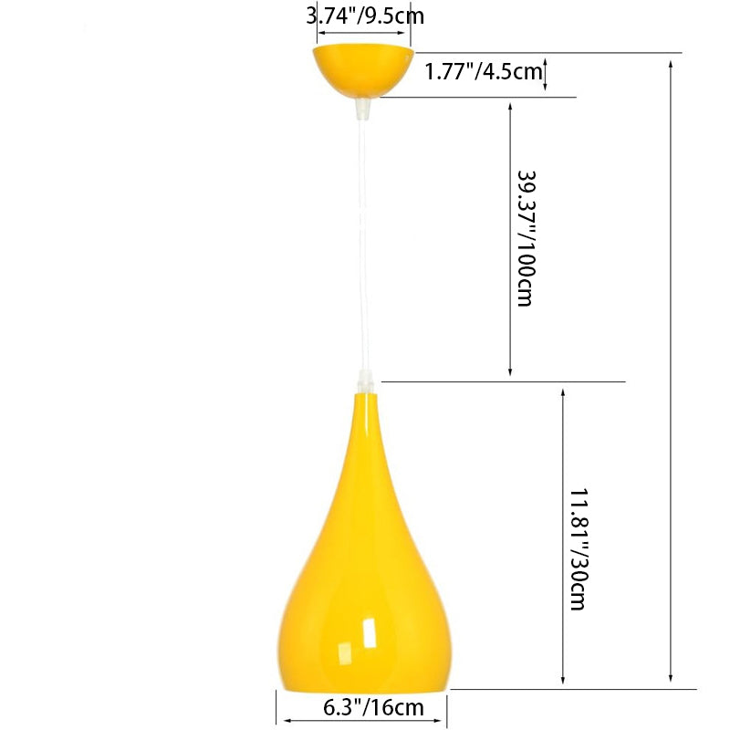 Nordycka Lampa Wisząca z Aluminium i Drewna Dyniowego 1-Żarówkowa do Jadalni