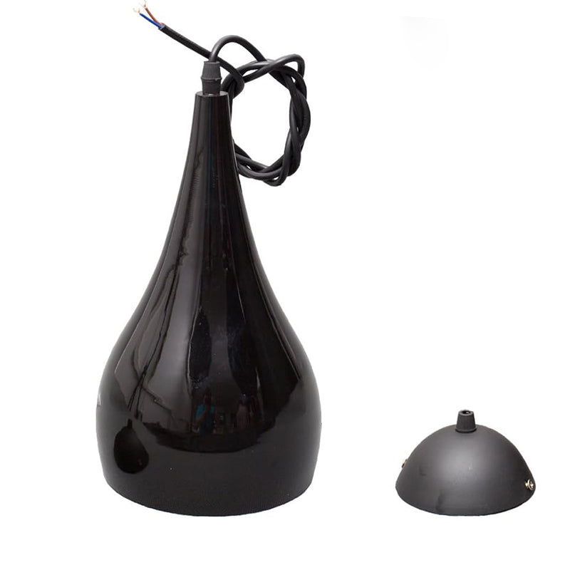 Nordycka Lampa Wisząca z Aluminium i Drewna Dyniowego 1-Żarówkowa do Jadalni