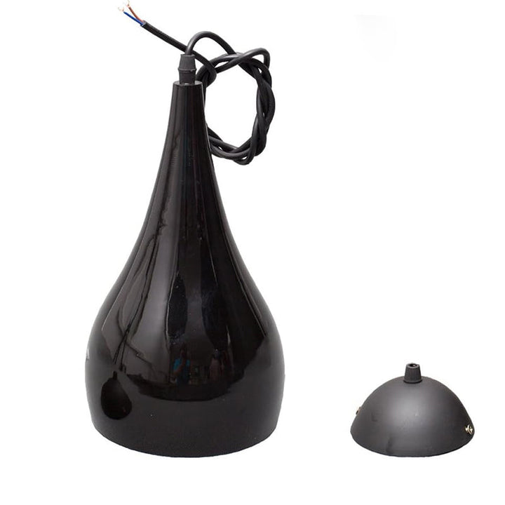 Nordycka Lampa Wisząca z Aluminium i Drewna Dyniowego 1-Żarówkowa do Jadalni
