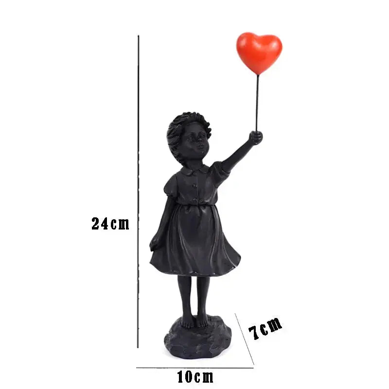 Rzeźba Dziewczyny z Balonem Banksy&