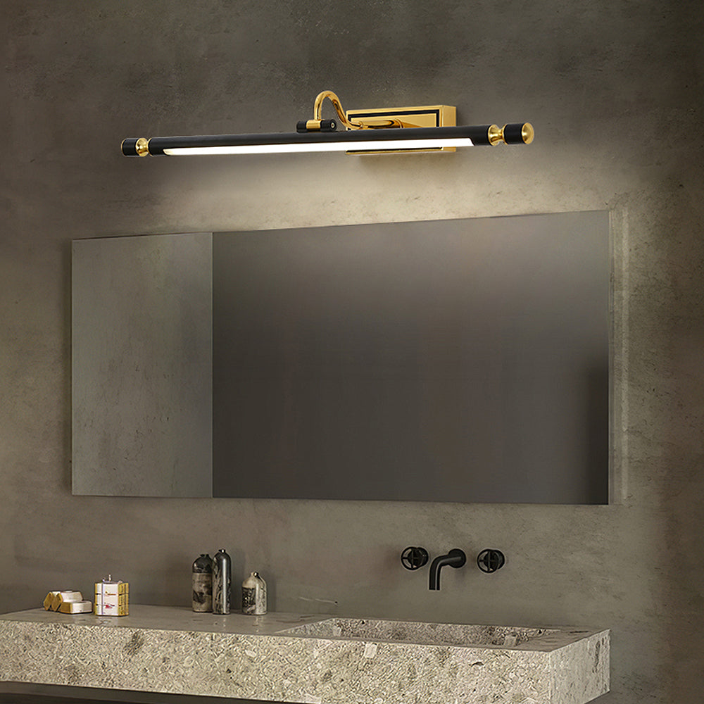 Luksusowa Lampa Lustro Czarna-Złota – LumoGold |