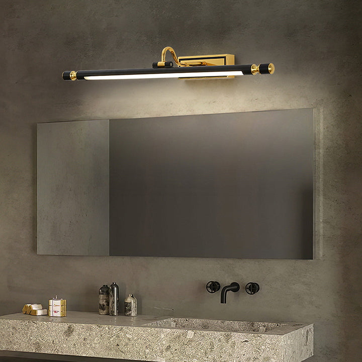 Luksusowa Lampa Lustro Czarna-Złota – LumoGold |