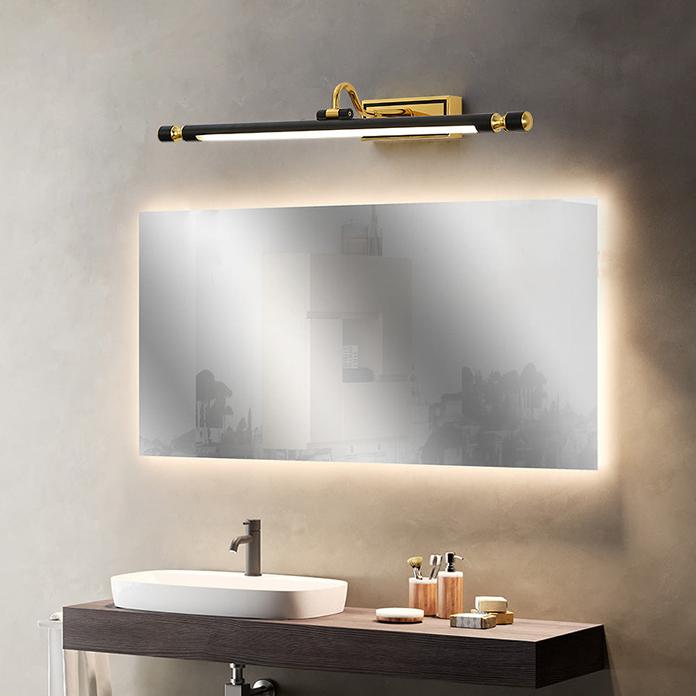 Luksusowa Lampa Lustro Czarna-Złota – LumoGold |